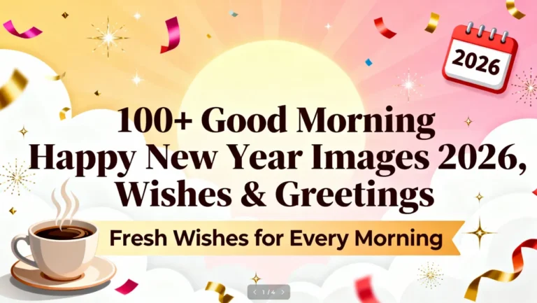 100+ Good Morning Happy New Year Images 2026, Wishes & Greetings