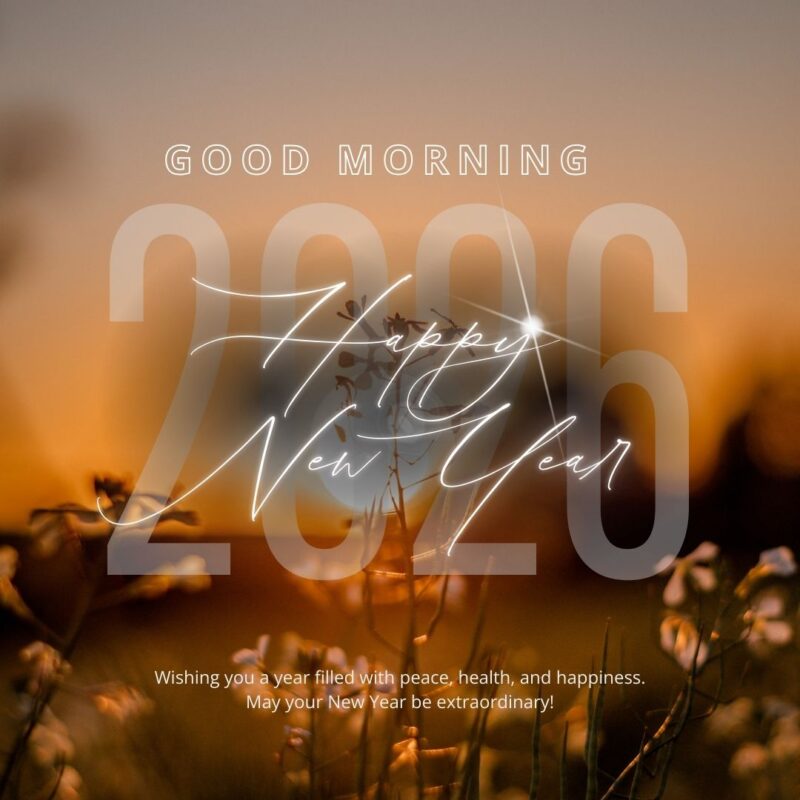 Good Morning happy new year 2026