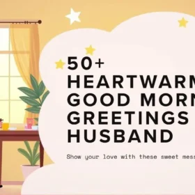 50 Heartwarming Good Morning Greetings for Husband to Brighten His Day
