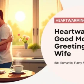 Heartwarming Good Morning Greetings for Wife 50+ Romantic, Funny & Inspirational Greetings