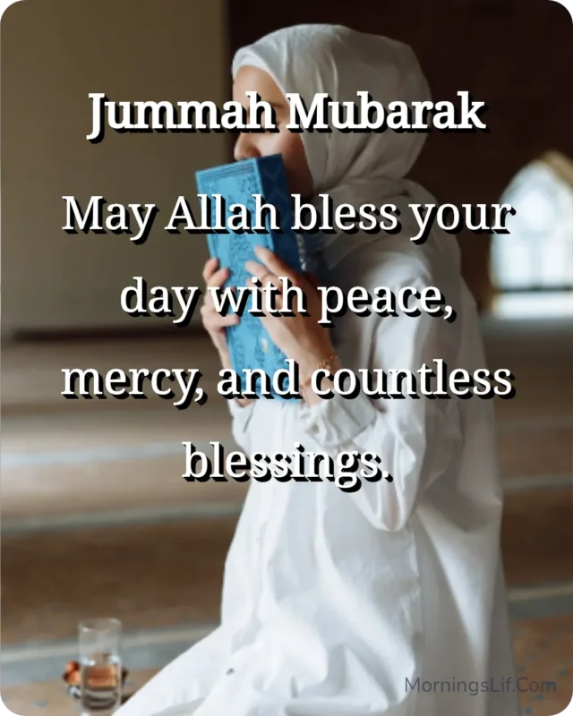 100+ Jumma Mubarak Dua in Urdu, English & Arabic | Powerful Friday Blessings, Quotes & Images 2 Dua for Blessings and Peace image in English