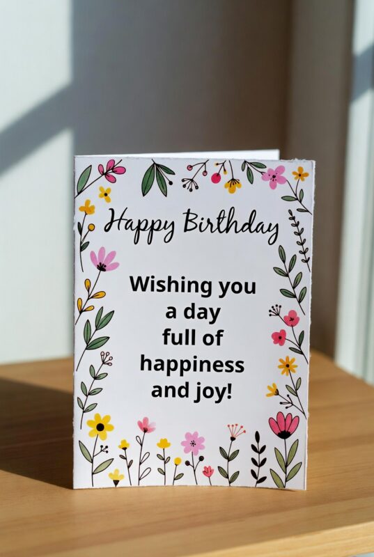 This is a handmade Happy Birthday Card Image 
