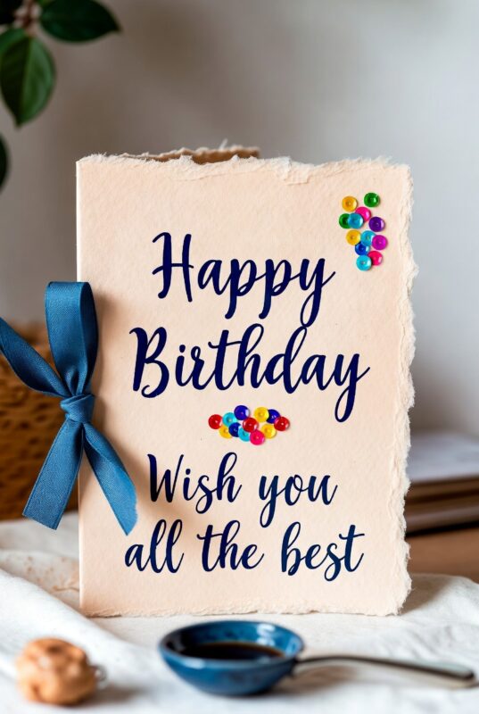 This is a handmade Happy Birthday Card Image 