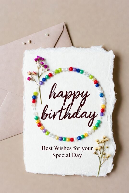 This is a handmade Happy Birthday Card Image 