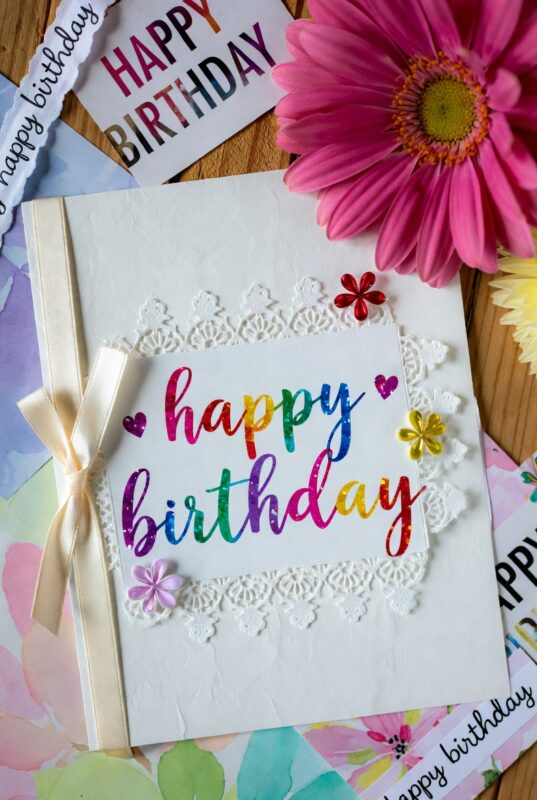 This is a handmade Happy Birthday Card Image 