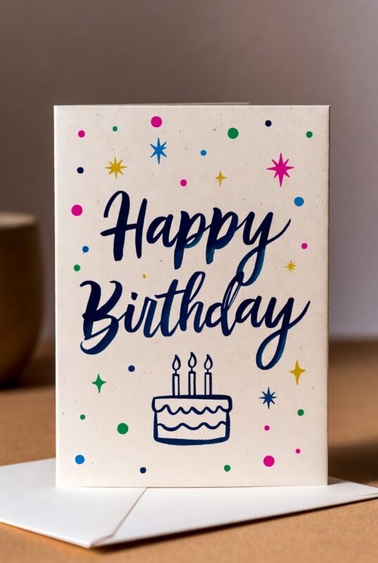 This is a handmade Happy Birthday Card Image 