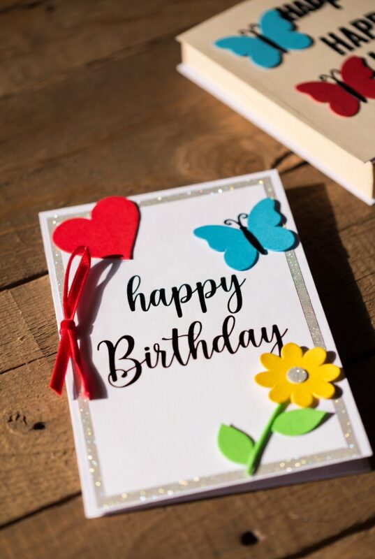 This is a handmade Happy Birthday Card Image 