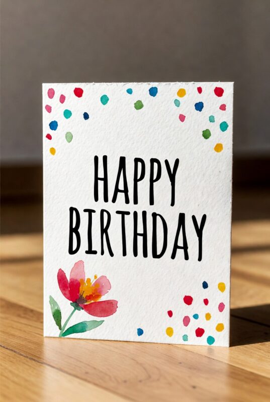 This is a handmade Happy Birthday Card Image 