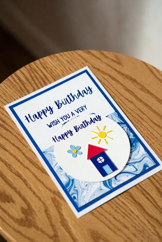 This is a handmade Happy Birthday Card Image 