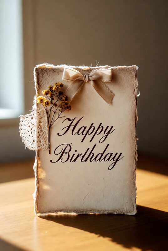 This is a handmade Happy Birthday Card Image 