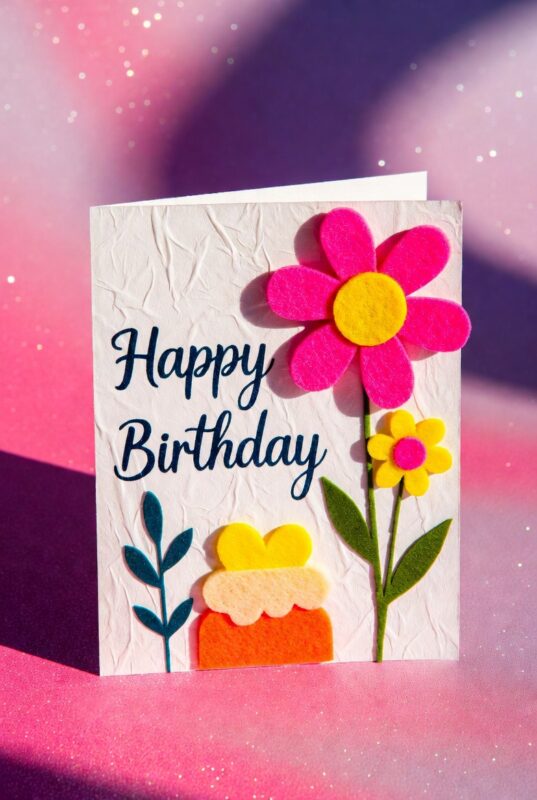 This is a handmade Happy Birthday Card Image 
