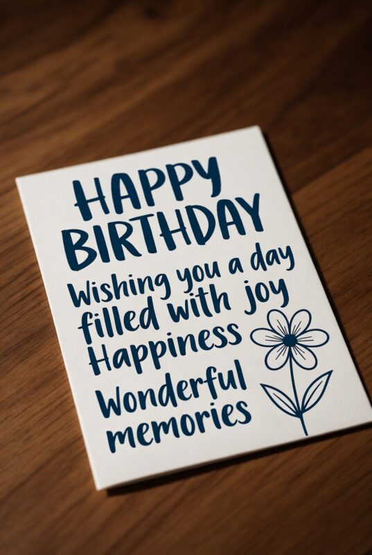 This is a handmade Happy Birthday Card Image 