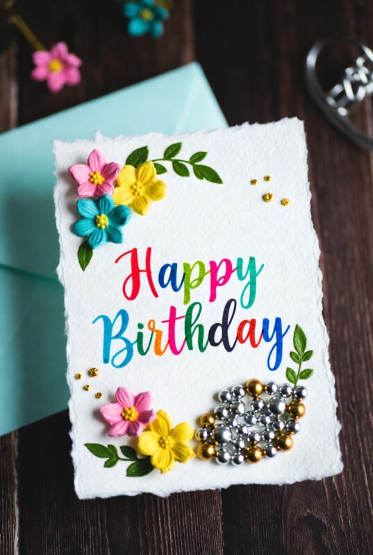 This is a handmade Happy Birthday Card Image 