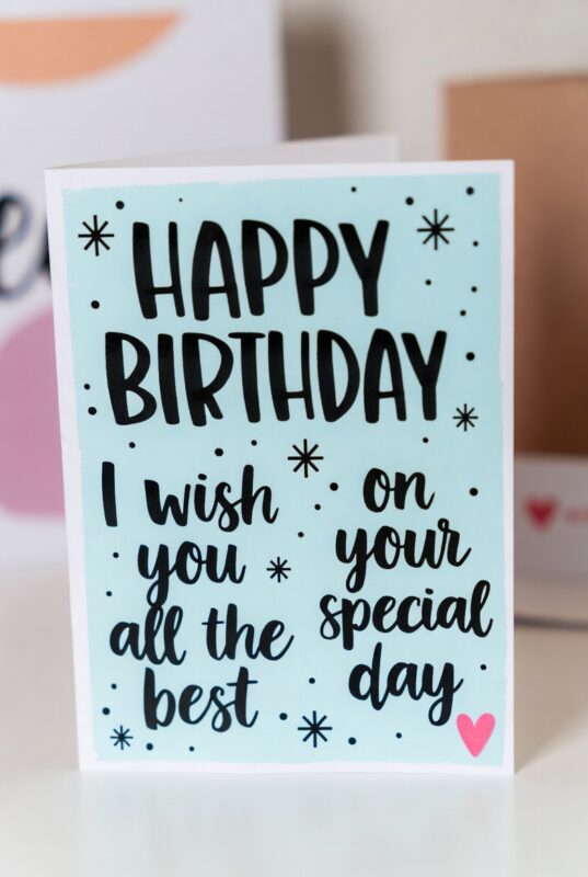 This is a handmade Happy Birthday Card Image 