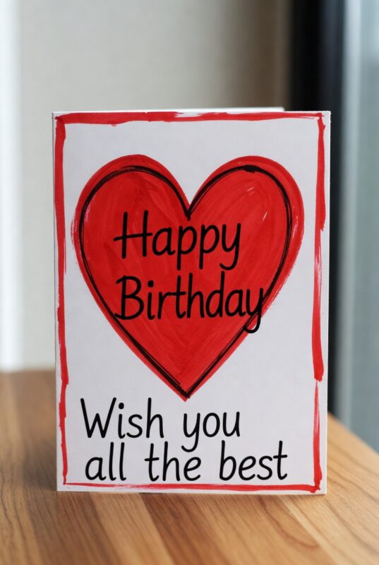 This is a handmade Happy Birthday Card Image 