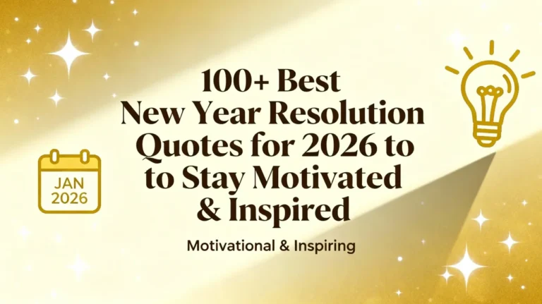 100+ Best New Year Resolution Quotes for 2026 to Stay Motivated & Inspired