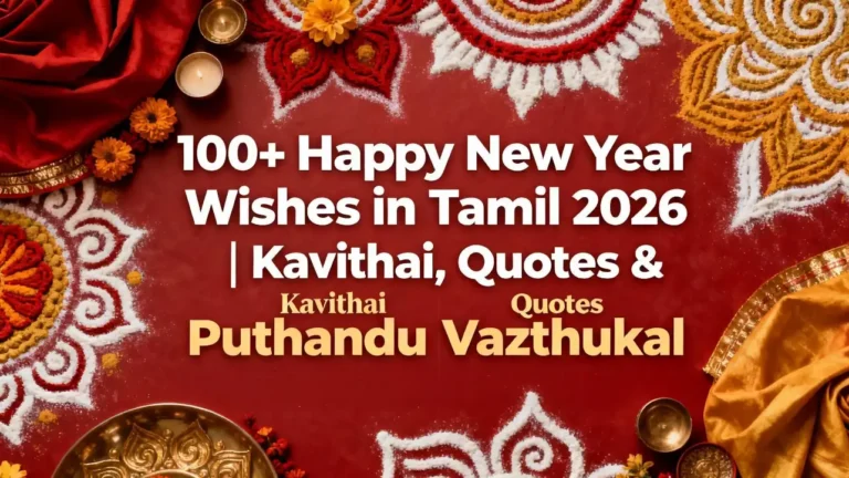 100+ Happy New Year Wishes in Tamil 2026 Kavithai, Quotes & Puthandu Vazthukal