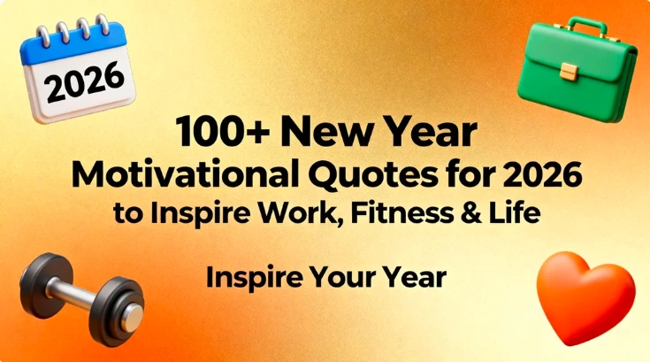 100+ New Year Motivational Quotes for 2026 to Inspire Work, Fitness & Life