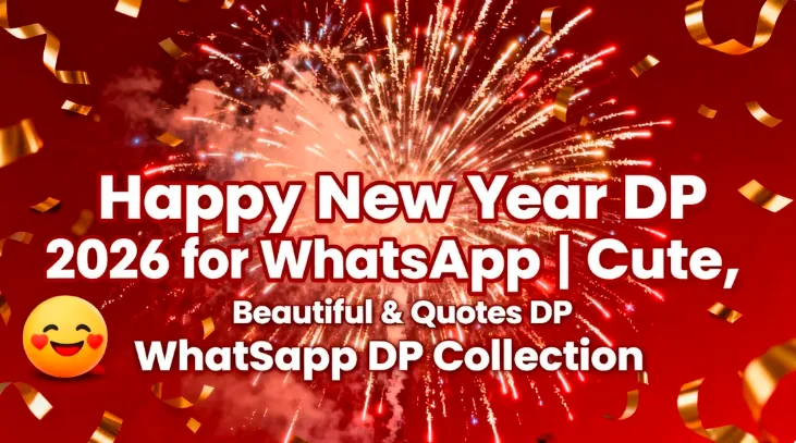 🎆 100+ Happy New Year DP 2026 for WhatsApp | Cute, Beautiful & Quotes DP