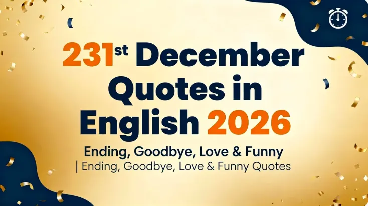 31st December Quotes in English 2026 | Ending, Goodbye, Love & Funny Quotes 7 ✨ 31st December Quotes in English 2026 | Ending, Goodbye, Love & Funny Quotes
