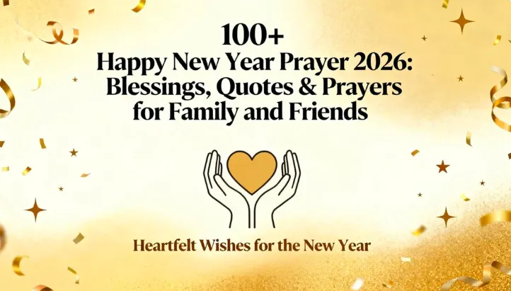 100+ Happy New Year Prayer 2026: Blessings, Quotes & Prayers for Family and Friends