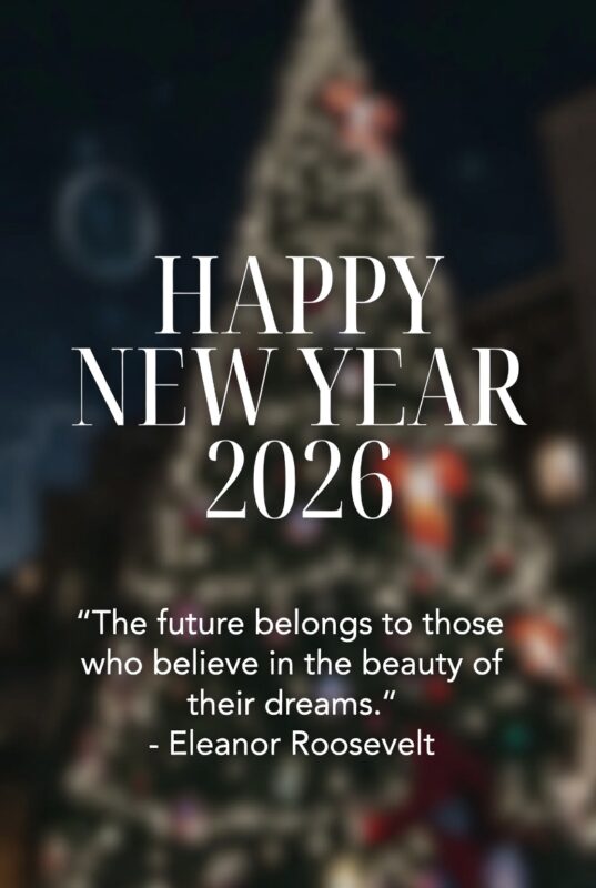 Happy New Year Image with Quote