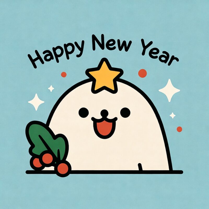 Cute Happy New Year Clipart