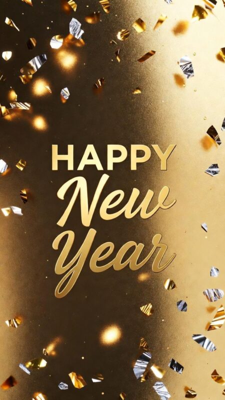 Happy New Year Background 2026 – Free HD Wallpapers, Zoom & Teams Designs 58 Gold Happy New Year Background
