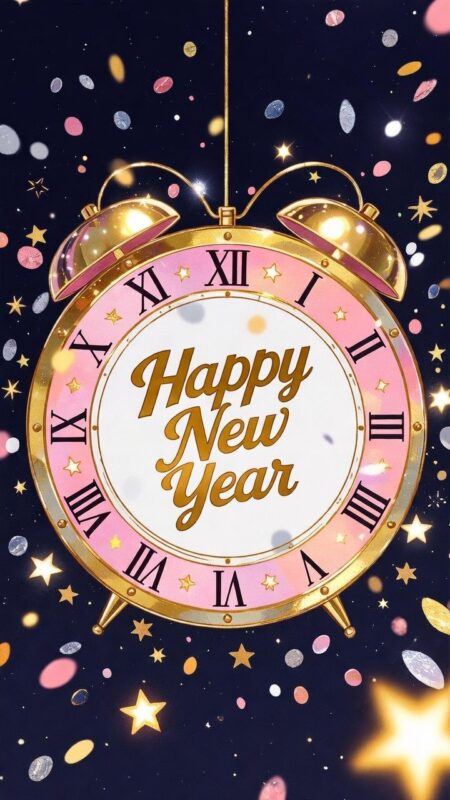 Happy New Year Background 2026 – Free HD Wallpapers, Zoom & Teams Designs 23 Cute Happy New Year Background