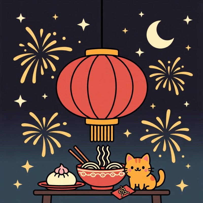 Cute Happy New Year Clipart