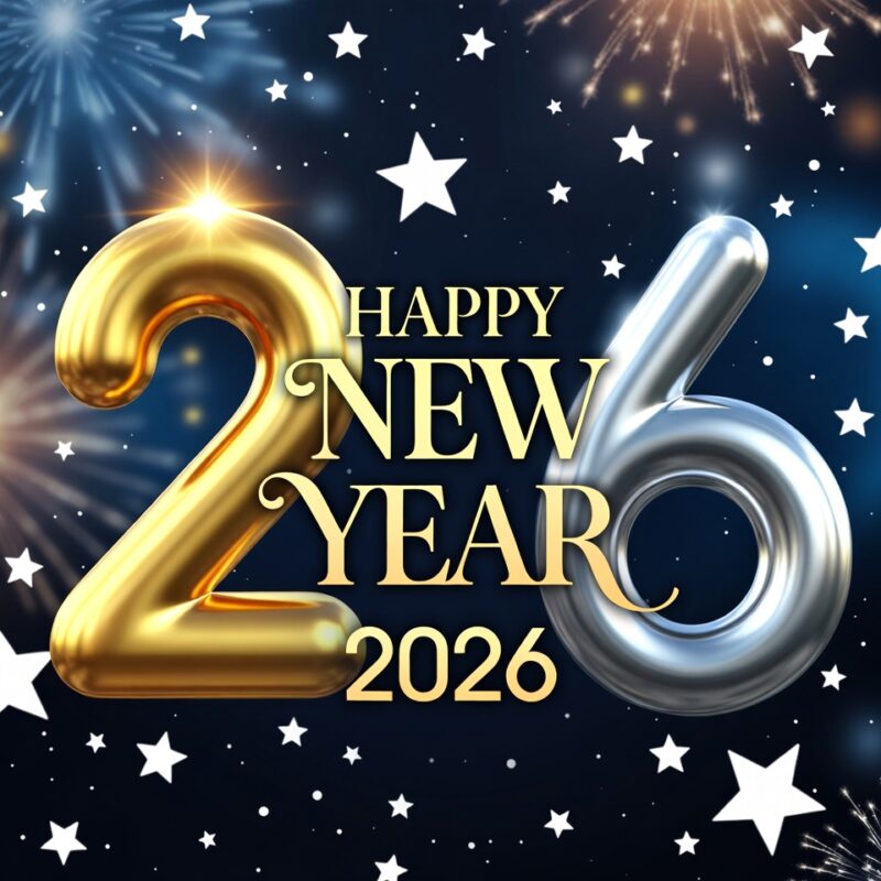 100+ Best Happy New Year Greetings 2026 – Wishes, Quotes, Images & Messages to Start the Year Right 33 Happy New Year Greetings 2026 Image