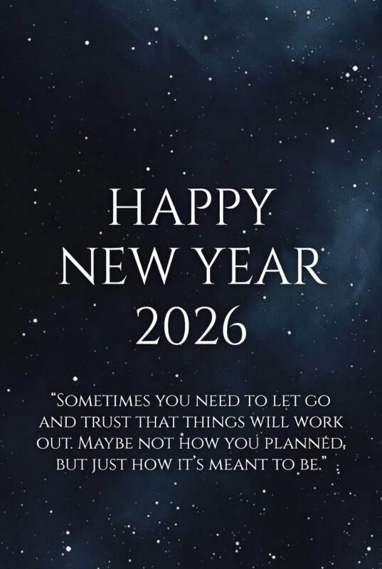 Happy New Year Image with Quote