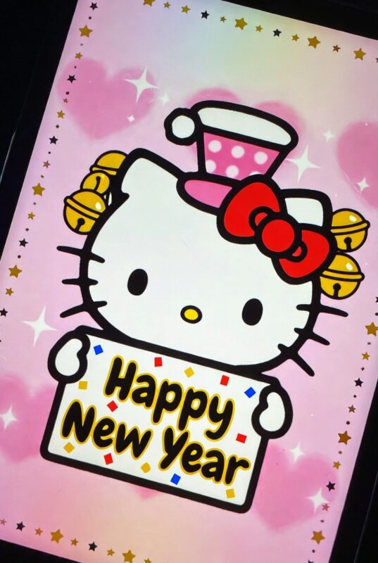 Hello Kitty Happy New Year Wallpaper
