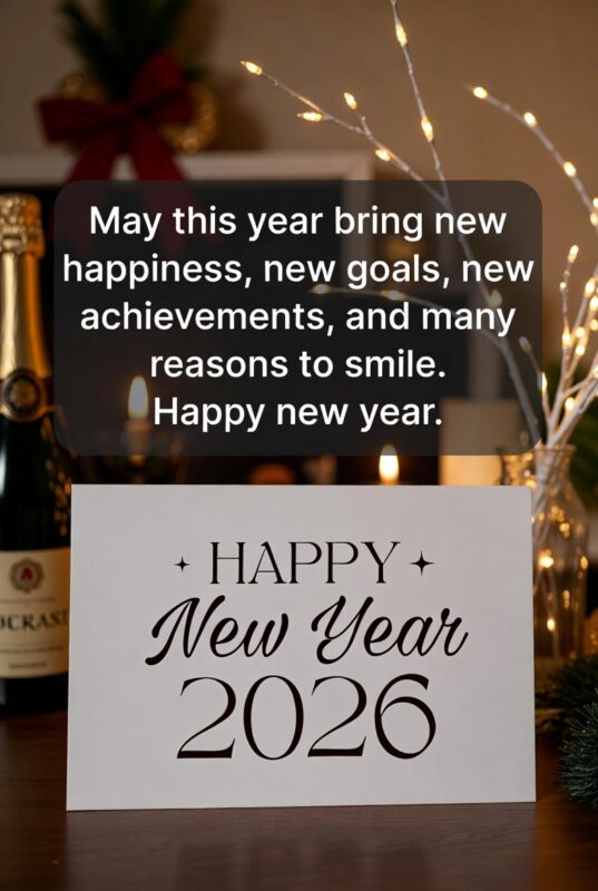 Happy New Year Image with Quote