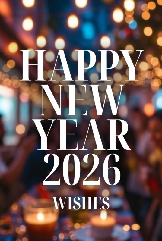 100+ Happy New Year 2026 Wishes in English for Friends, Family & Love 17 Happy New Year 2026 Wishes Image