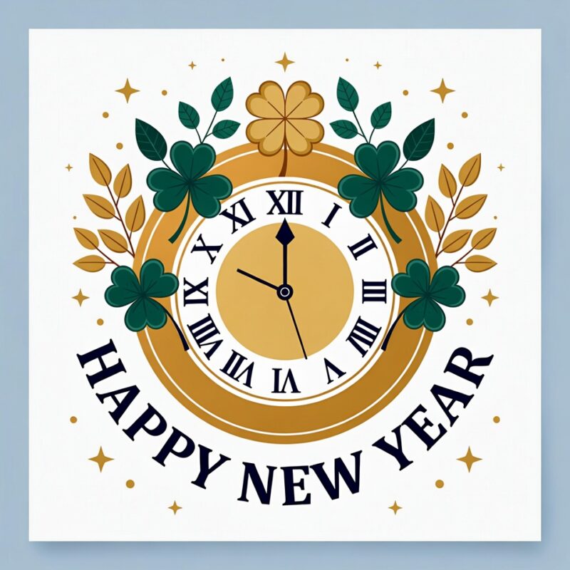 Happy New Year Clipart 2026