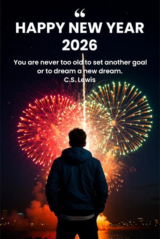 Happy New Year Image with Quote