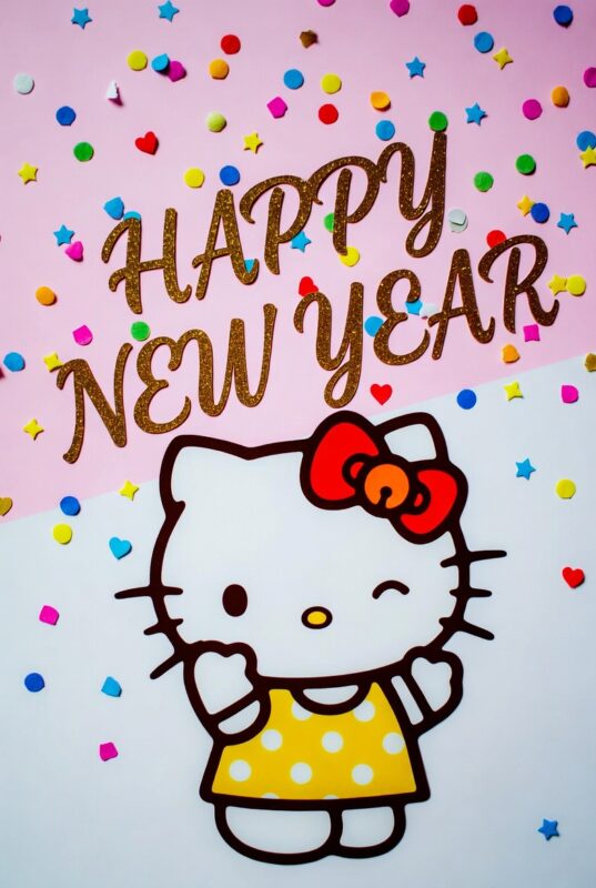 Hello Kitty Happy New Year Wallpaper