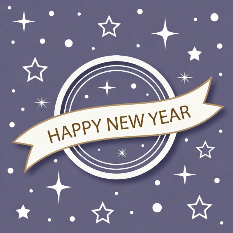 Happy New Year Clipart 2026