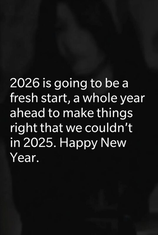 Funny Happy New Year 2026 Image with Quote