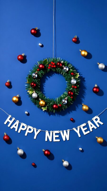 Happy New Year Background 2026 – Free HD Wallpapers, Zoom & Teams Designs 65 Blue New Year Background