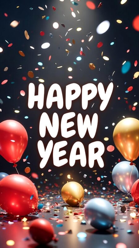 Happy New Year Background 2026 – Free HD Wallpapers, Zoom & Teams Designs 41 Happy New Year Background for Kids