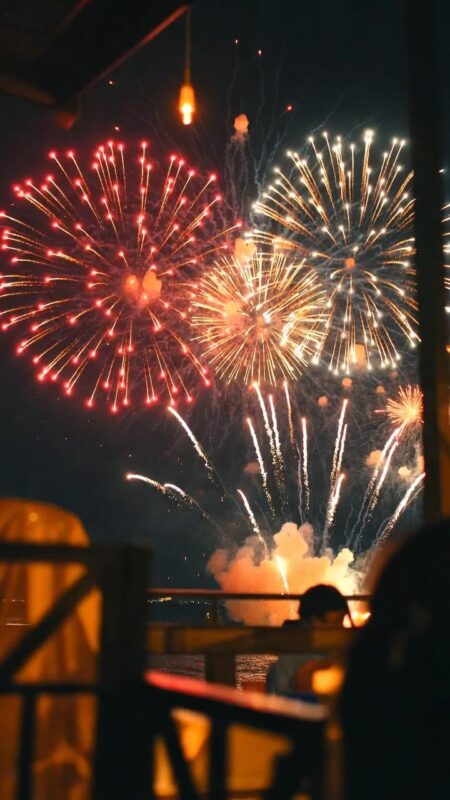 Happy New Year Background 2026 – Free HD Wallpapers, Zoom & Teams Designs 2 Happy New Year Background with Fireworks