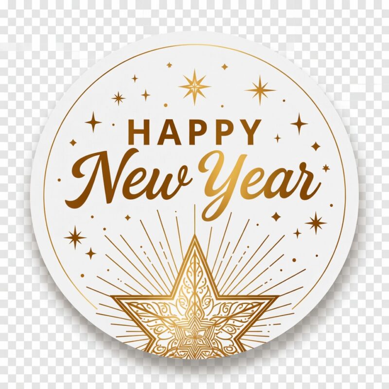 Happy New Year Clipart Transparent Background
