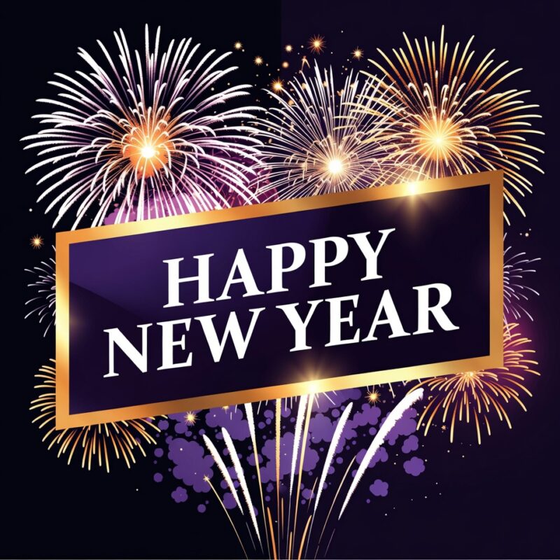 Happy New Year Clipart 2026