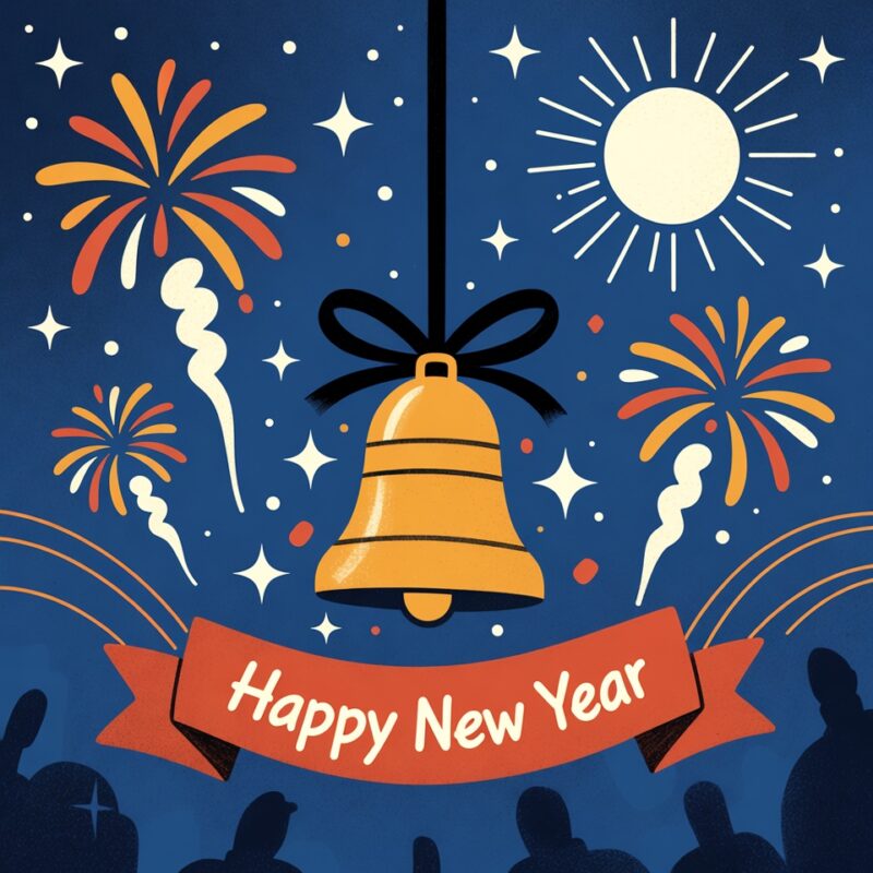 Happy New Year Clipart 2026