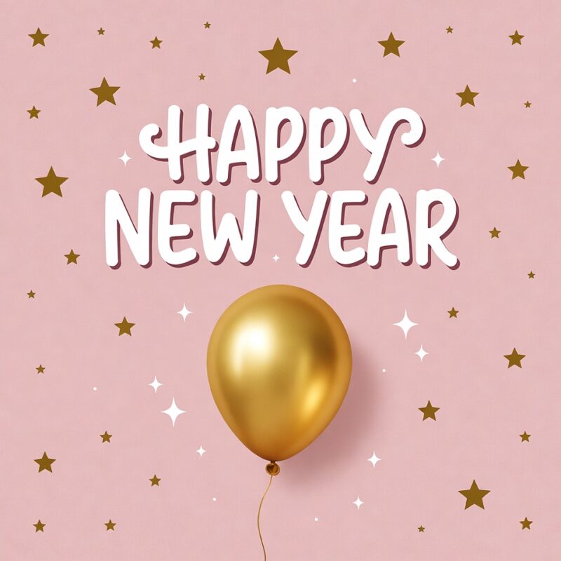 Happy New Year Clipart 2026