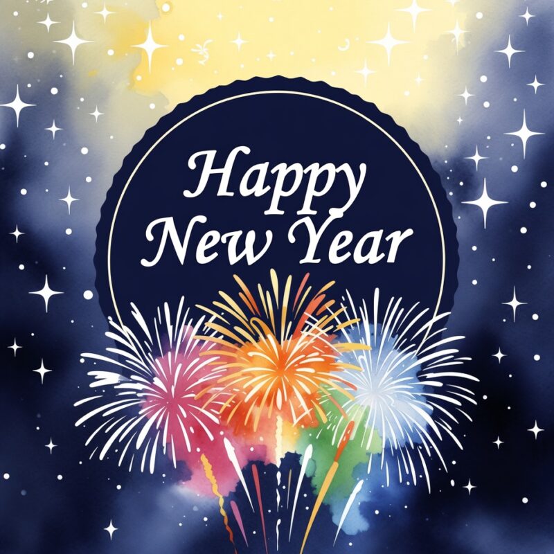 Happy New Year Clipart 2026