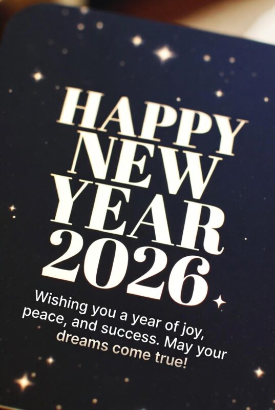 100+ Happy New Year 2026 Wishes in English for Friends, Family & Love 10 Happy New Year 2026 Wishes Image