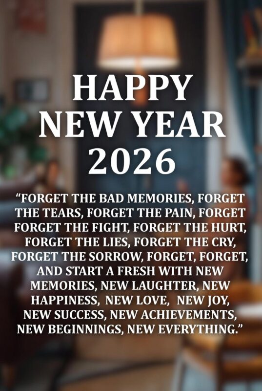 Happy New Year Image with Quote